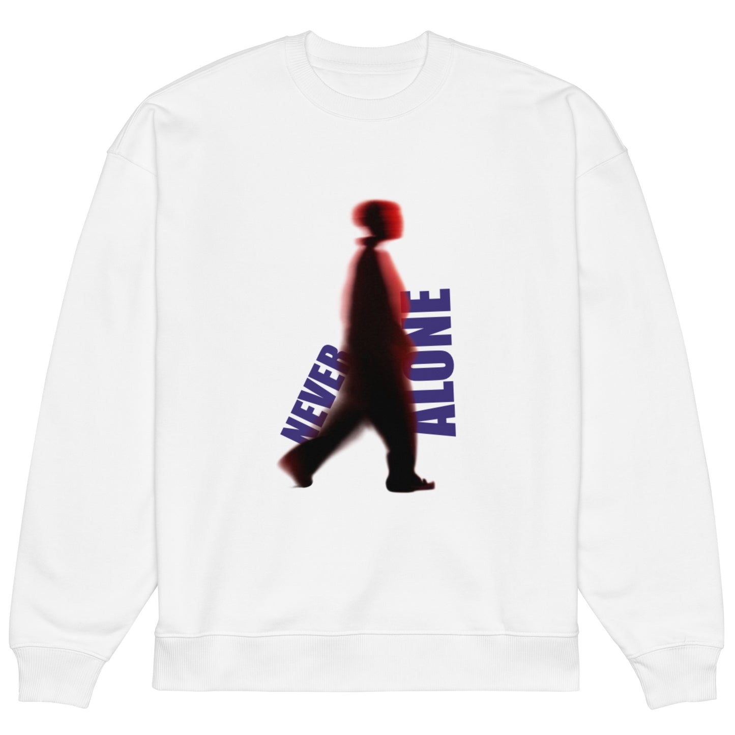 NEVER ALONE CREWNECK