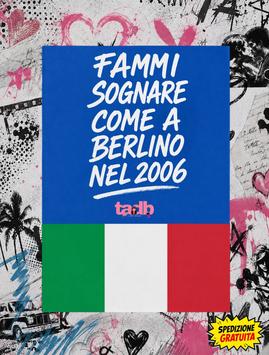 ITALY WORLD CHAMPIONS 20th ANNIVERSARY - TELO MARE 100 X 150