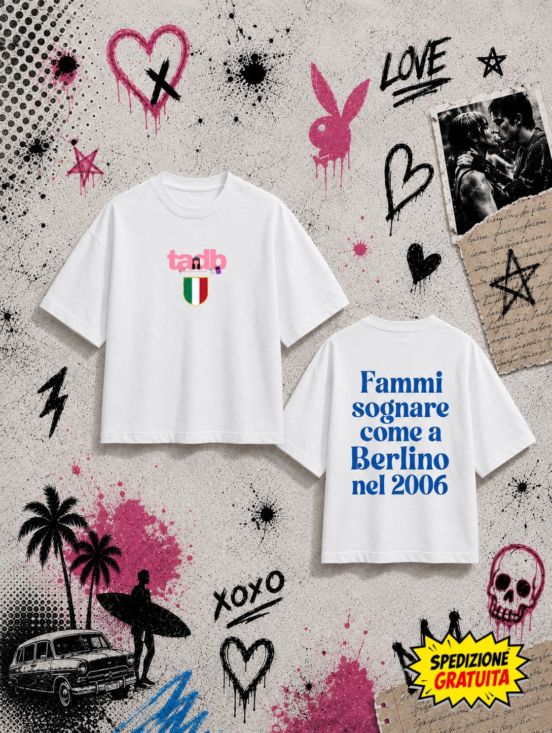 ITALY WORLD CHAMPIONS 20th ANNIVERSARY - T-SHIRT OVERSIZE FIT